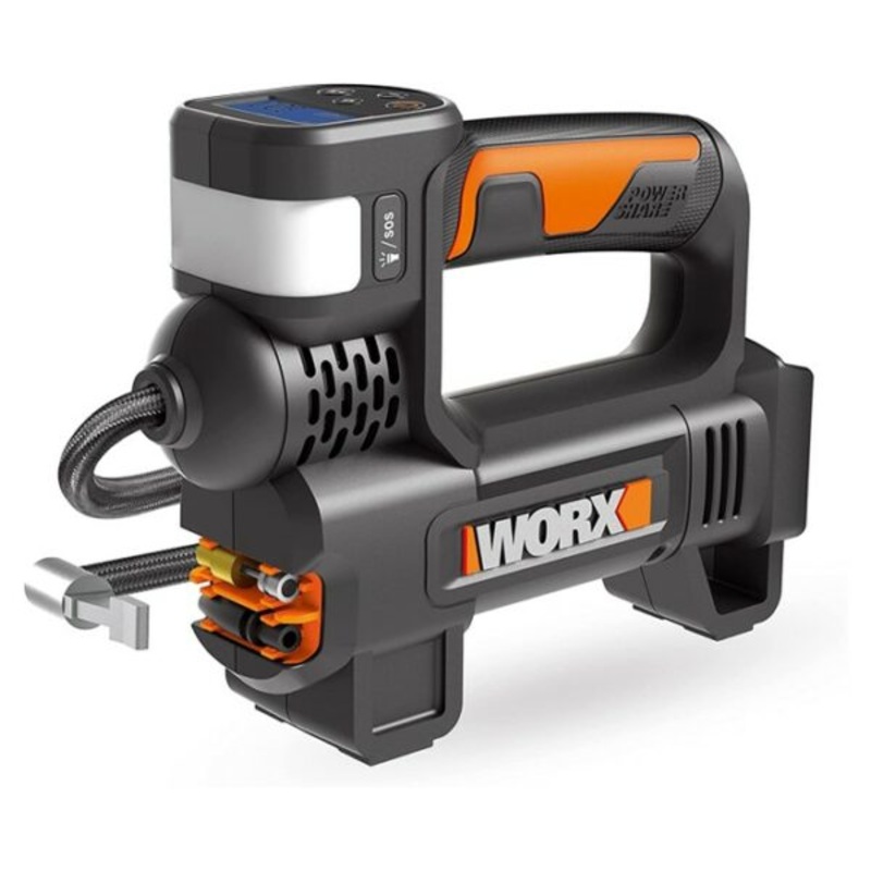 Worx Portable Air Pump Inflator Cordless 4-In-1 20V | Tool Only