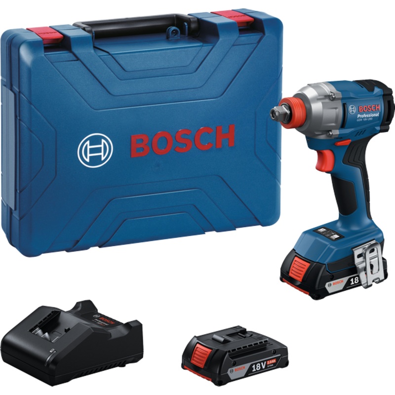 Bosch Professional Cordless Impact Driver/Wrench GDX 18V-285 Kit 06019N2122