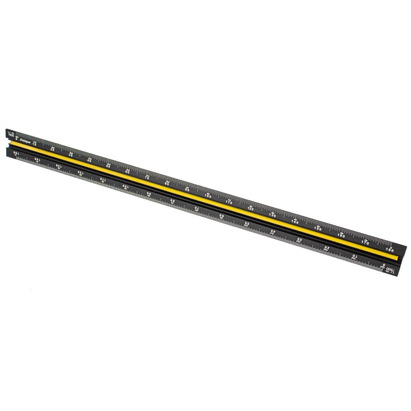 Dasqua Triangular Metric Scale Ruler