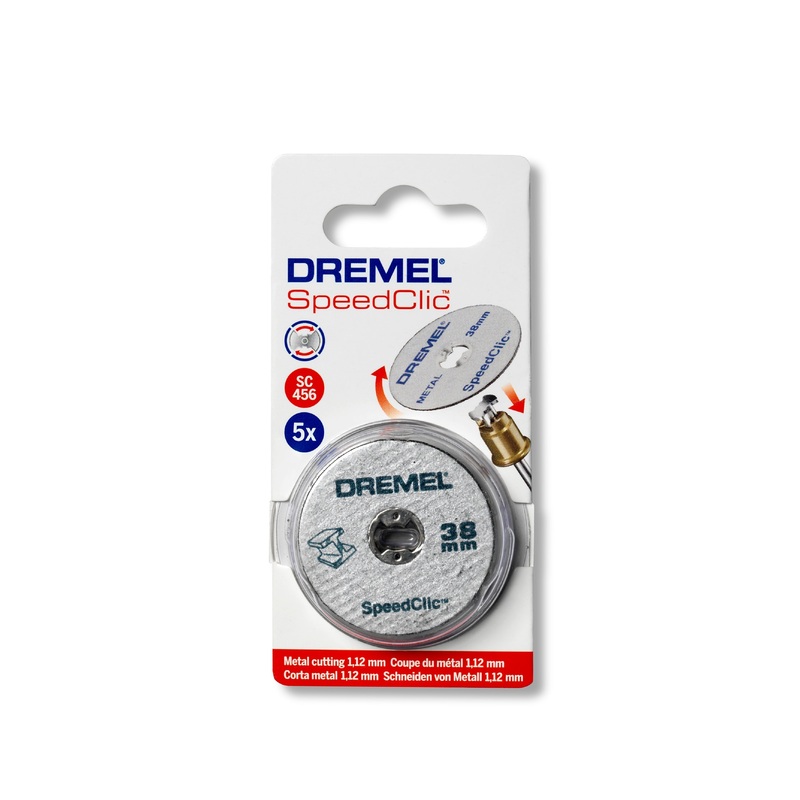 Dremel EZ SpeedClic: Metal Cutting Wheels 5-Pack. (SC456)