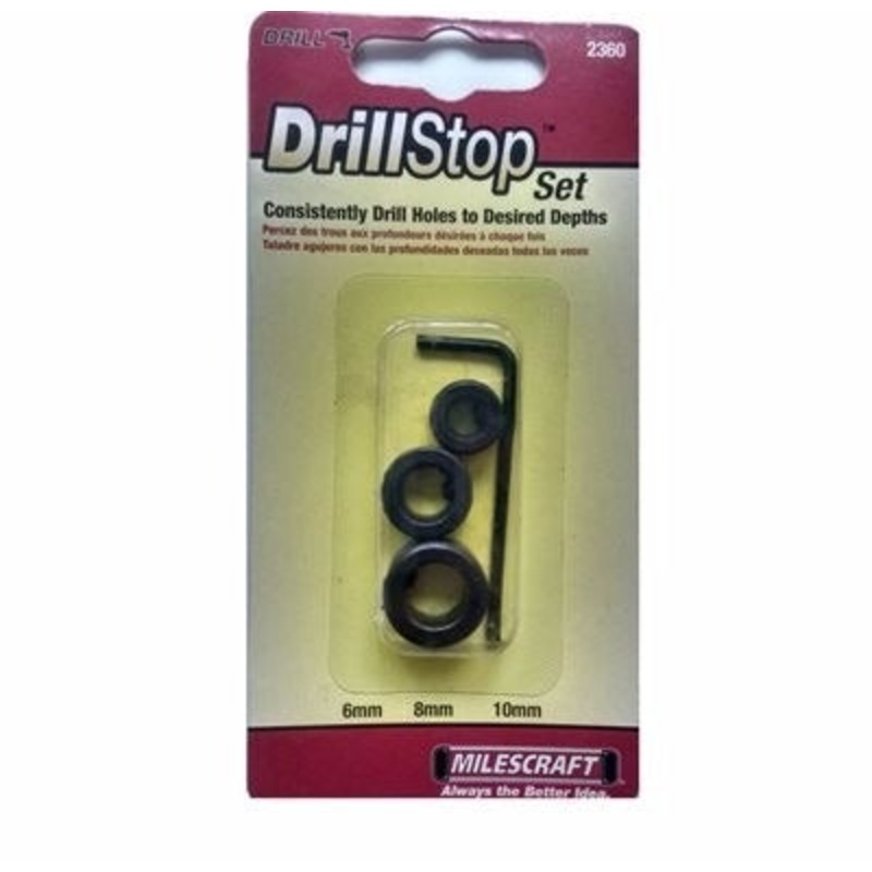 MilesCraft 3 Pc Drill Stop Set (Metric)