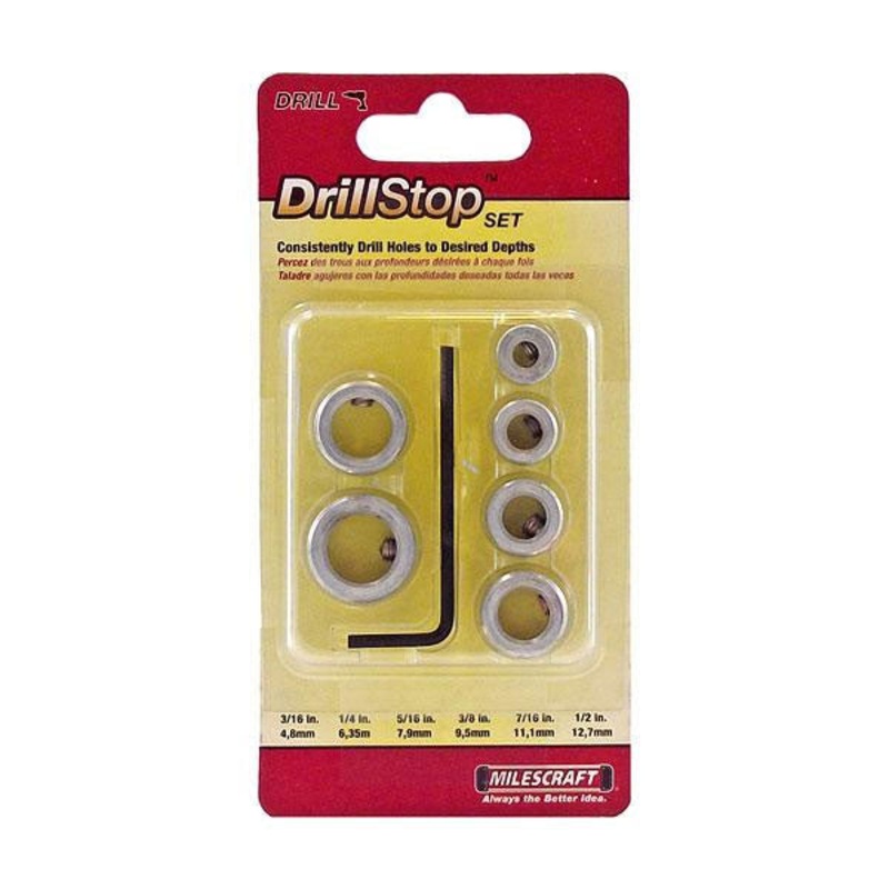 Milescraft 7 Piece Imperial Drill Stop Set 5342