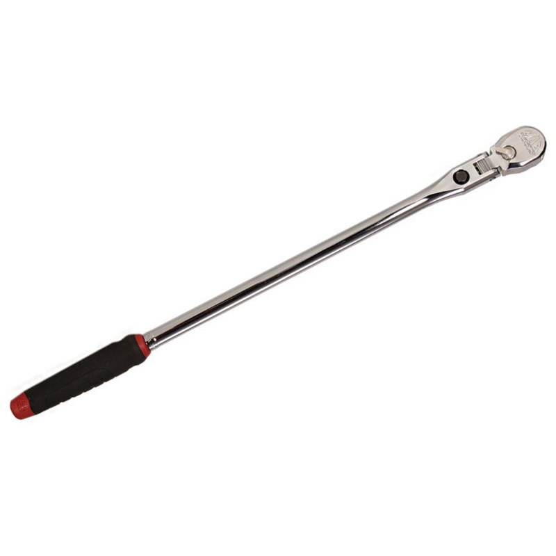 3/8" Drive Axis 90-Tooth Locking Flex-Head Comfort-Handle Ratchet - 18"