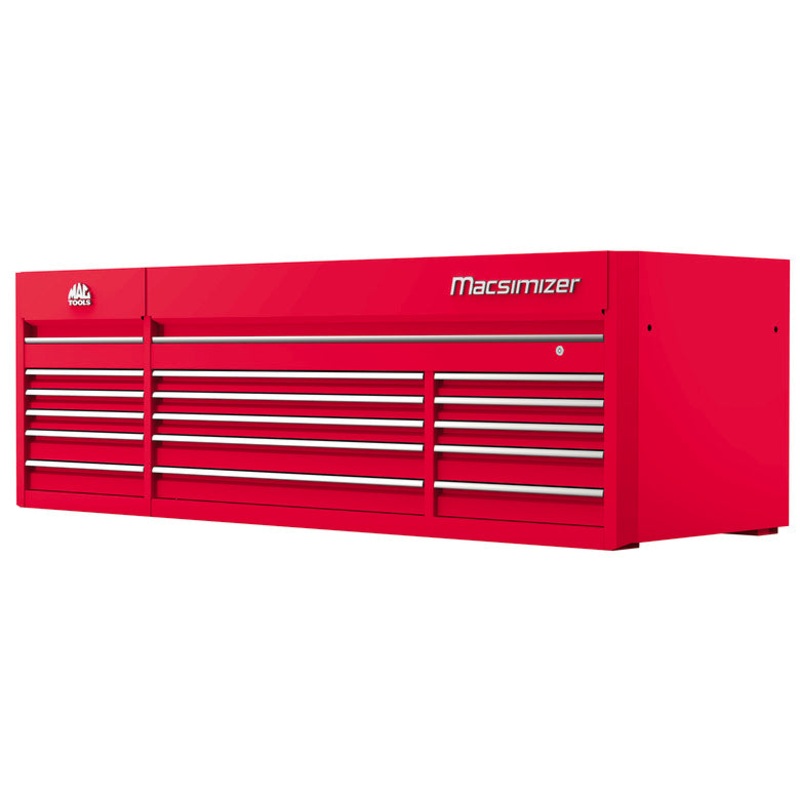 Macsimizer 15-Drawer Top Chest - Firebrick Red