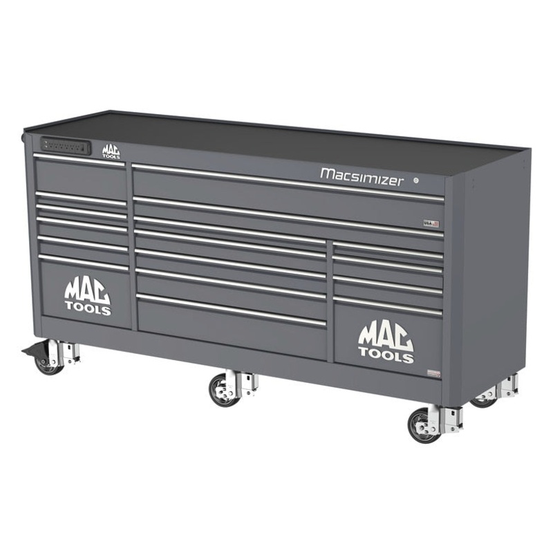 Macsimizer 17-Drawer Workstation - Carbon Gray