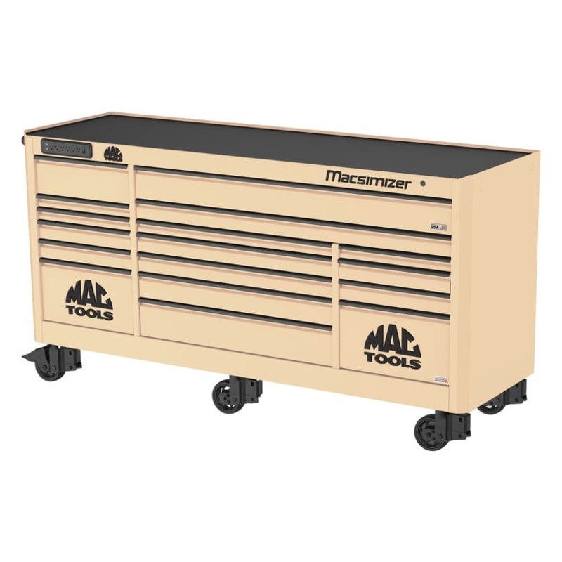 Macsimizer 17-Drawer Workstation - Desert Tan