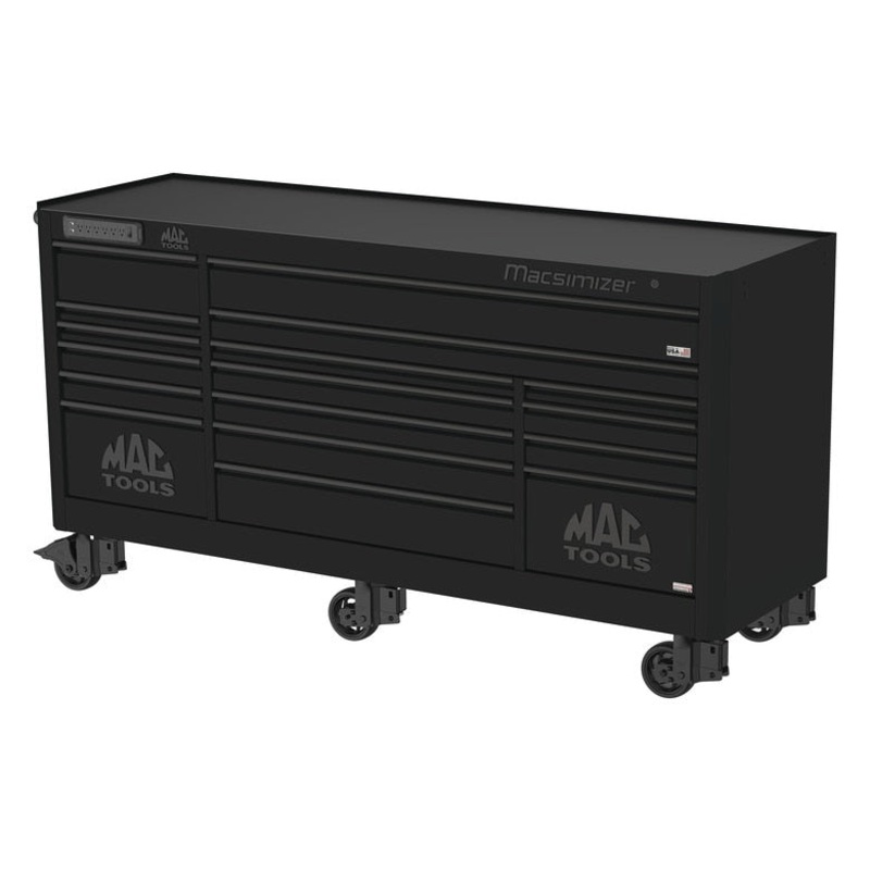 Macsimizer 17-Drawer Workstation - Flat Black