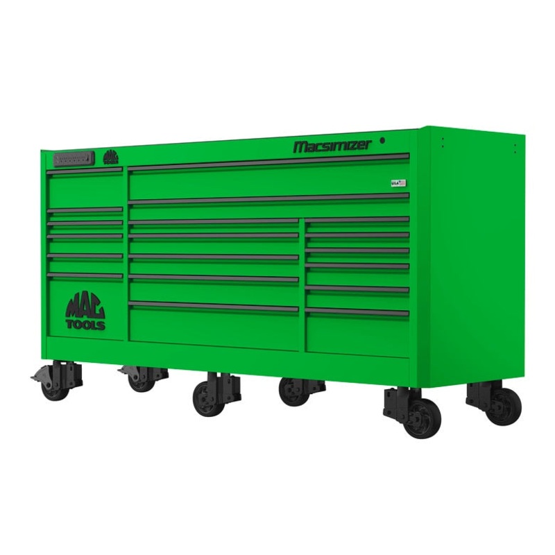 Macsimizer 19-Drawer Workstation - Lime Green