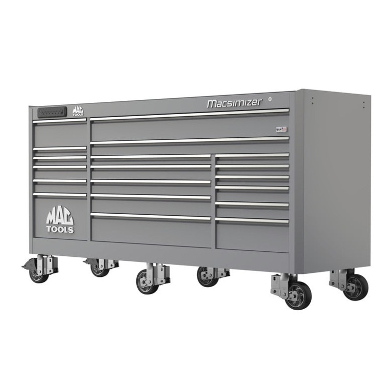 Macsimizer 19-Drawer Workstation - Mica Gray