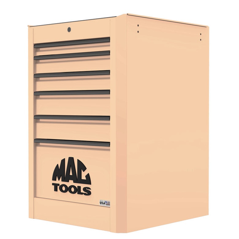 Macsimizer 6-Drawer Side Box with PowerTech Drawer - Desert Tan
