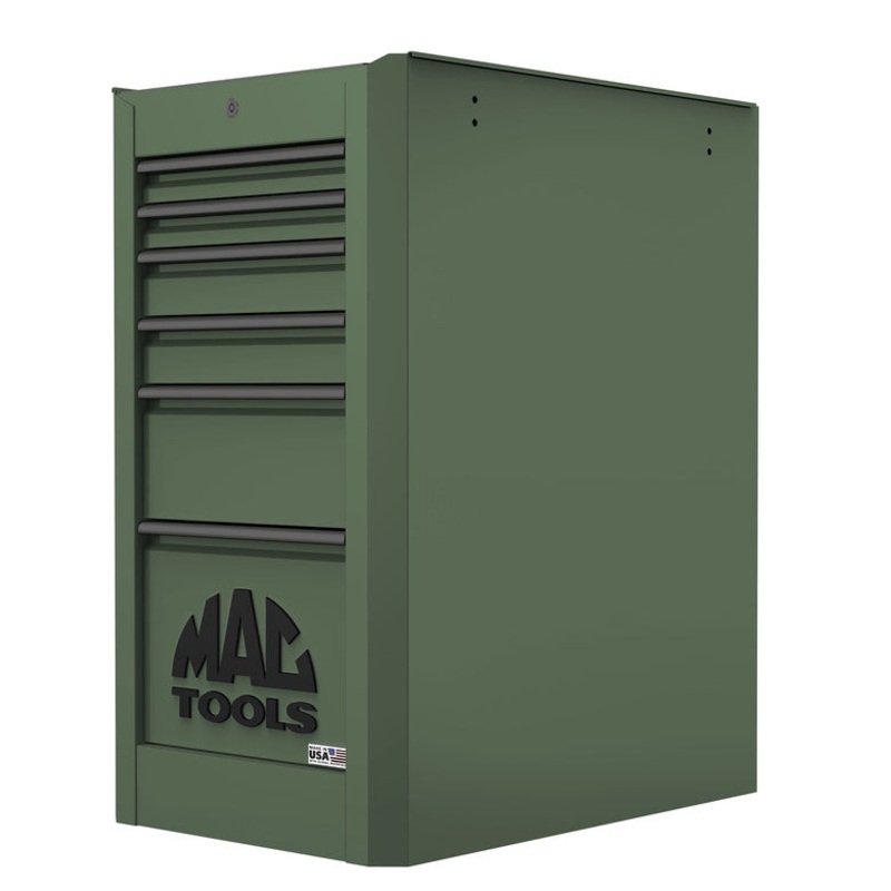 Macsimizer 6-Drawer Side Box with PowerTech Drawer - Olive Green