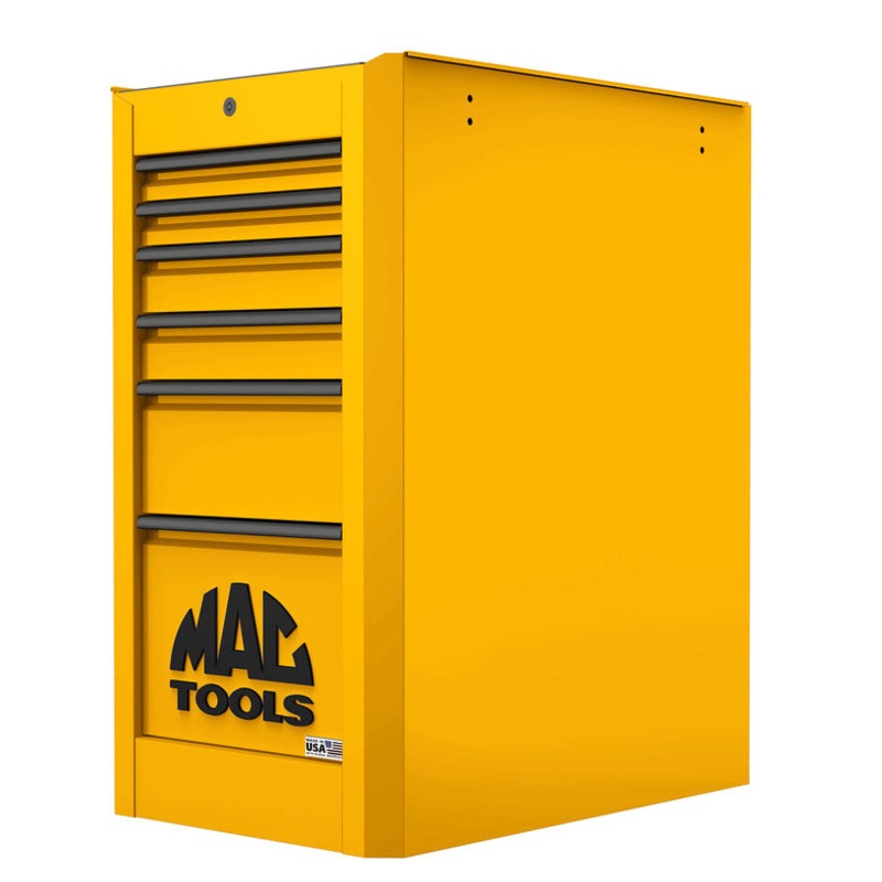 Macsimizer 6-Drawer Side Box with PowerTech Drawer - Sunburst Yellow