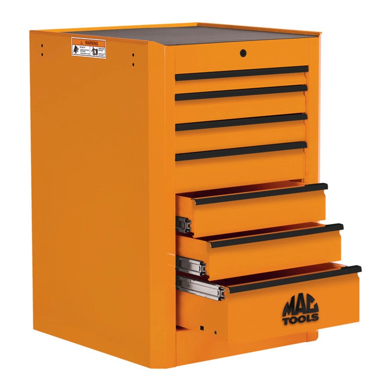 Macsimizer 7-Drawer Side Box - Fireball Orange