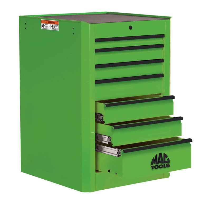 Macsimizer 7-Drawer Side Box - Lime Green