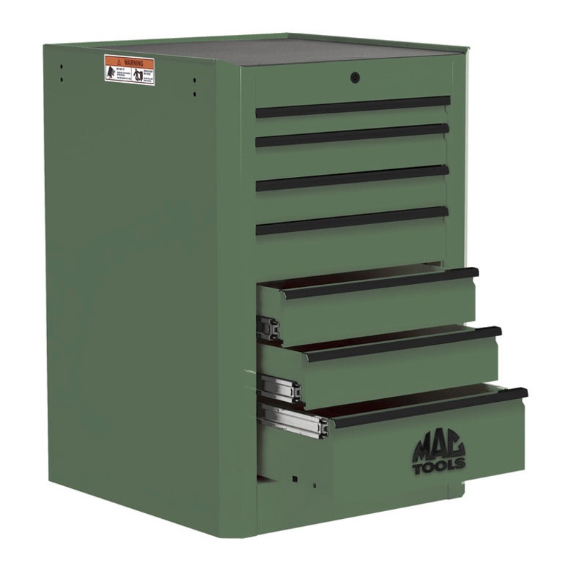 Macsimizer 7-Drawer Side Box - Olive Green