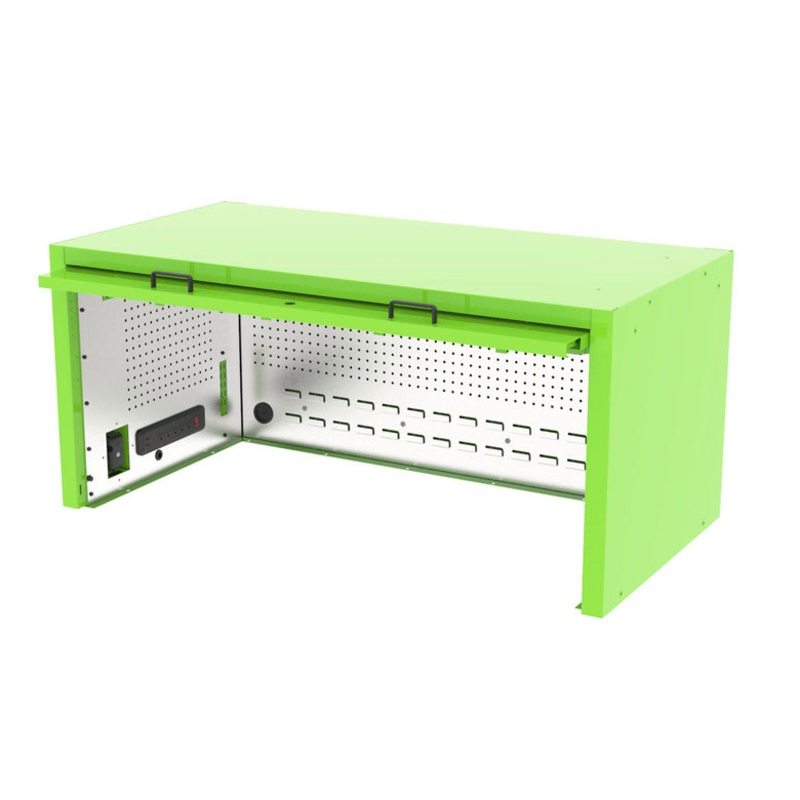 Macsimizer HD Powered Top Hutch 56" - Demon Green-Matte Black