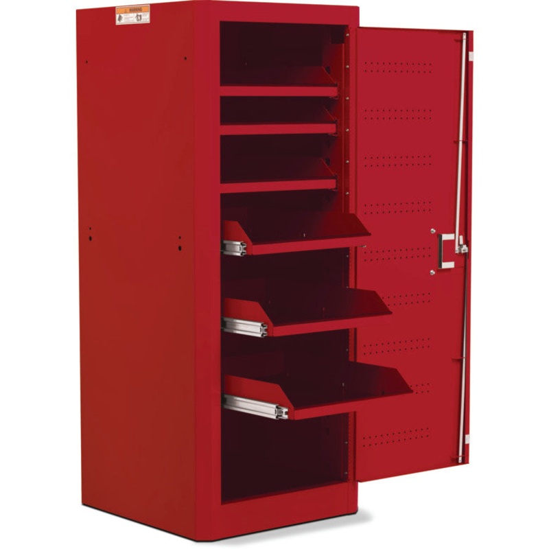 Macsimizer Series Full Length Side Cabinet - Firebrick Red