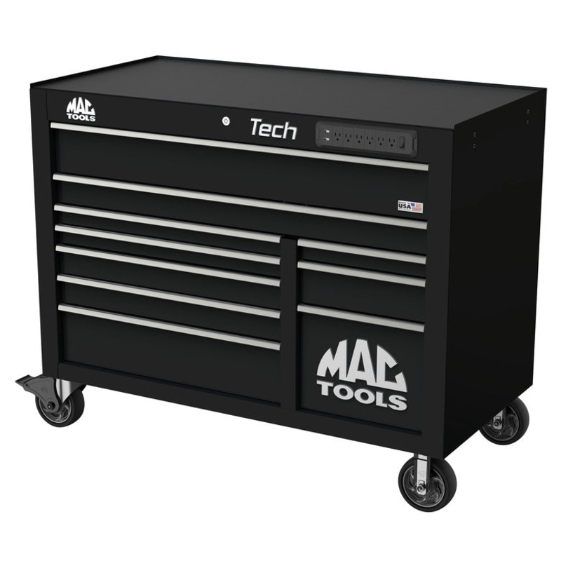Tech Series 10-Drawer Workstation - Galaxy Black