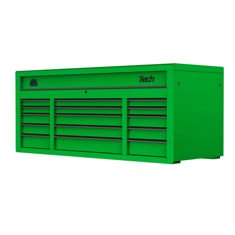 Tech Series 15-Drawer Top Chest - Lime Green