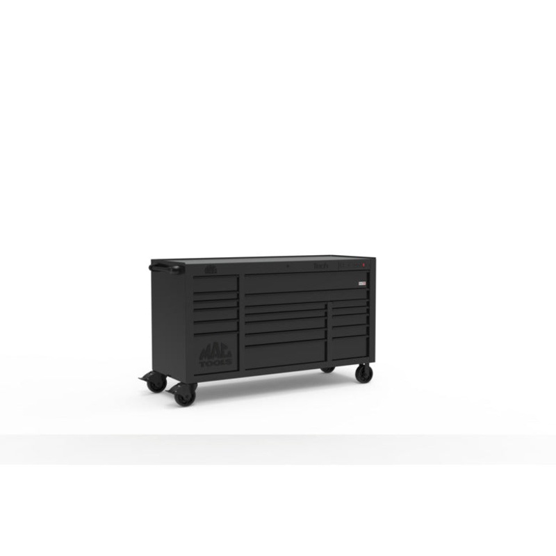 Tech Series 18-Drawer Workstation - Flat Black