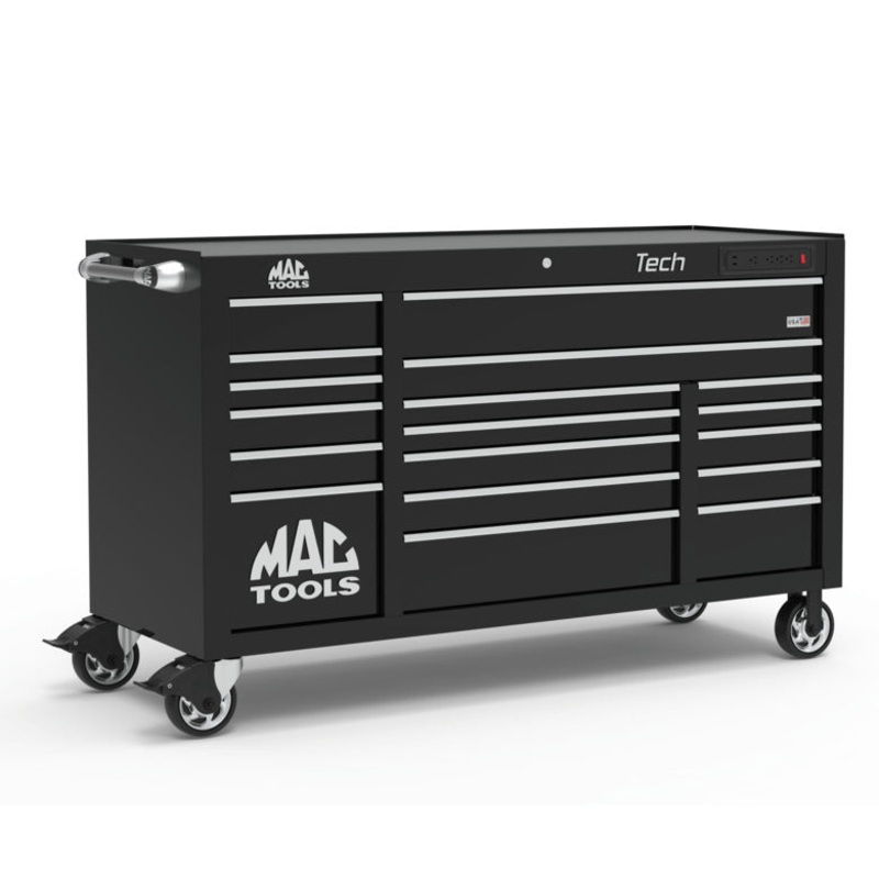 Tech Series 18-Drawer Workstation - Galaxy Black