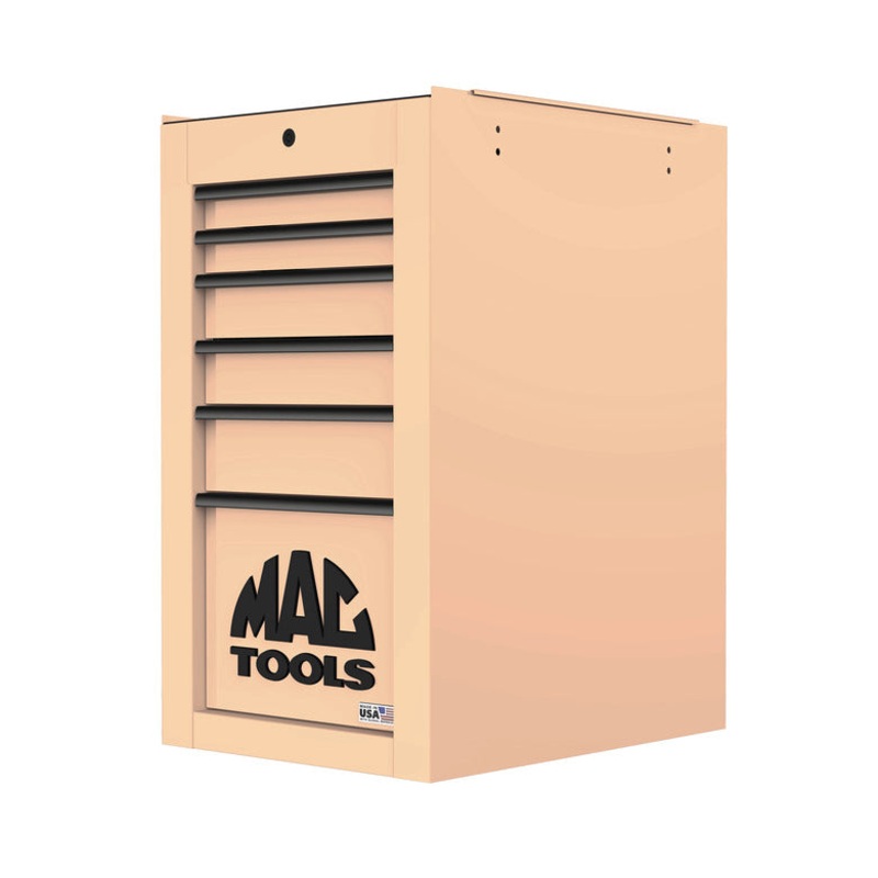 Tech Series 6-Drawer Side Cabinet with PowerTech Drawer - Desert Tan
