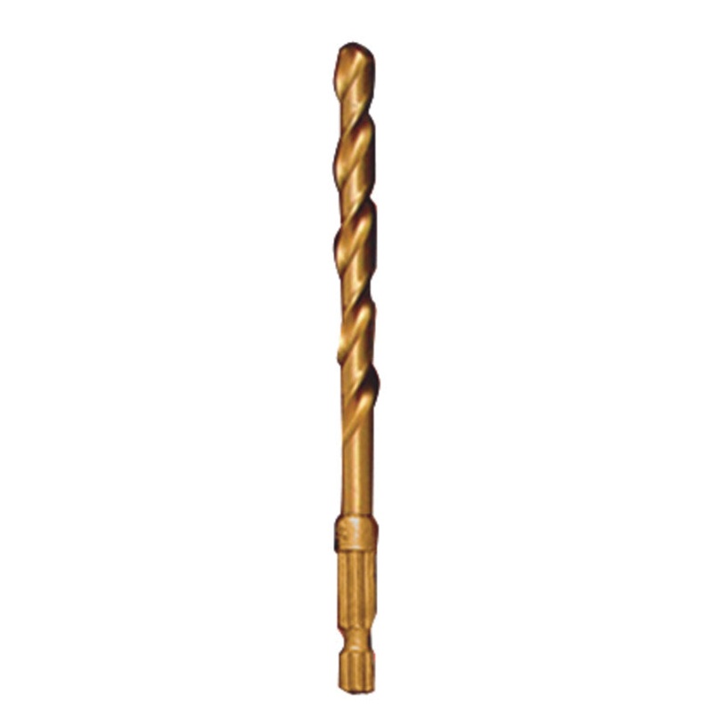 1/4" Hex Drive Quick-Disconnect Titanium-Nitride Coated Drill Bit 1/8"