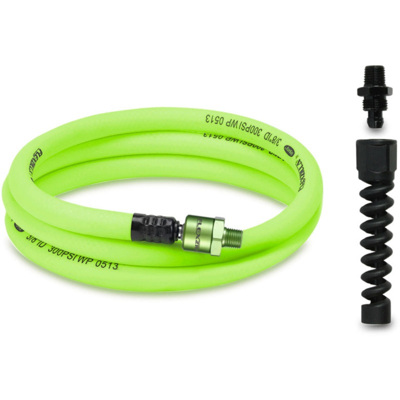 3/8" Flexzilla Whip Hose with Ball Swivel 6 ft. - 1/4" NPT