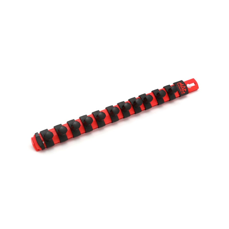13" Long Magnetic 1/2" Socket Rail