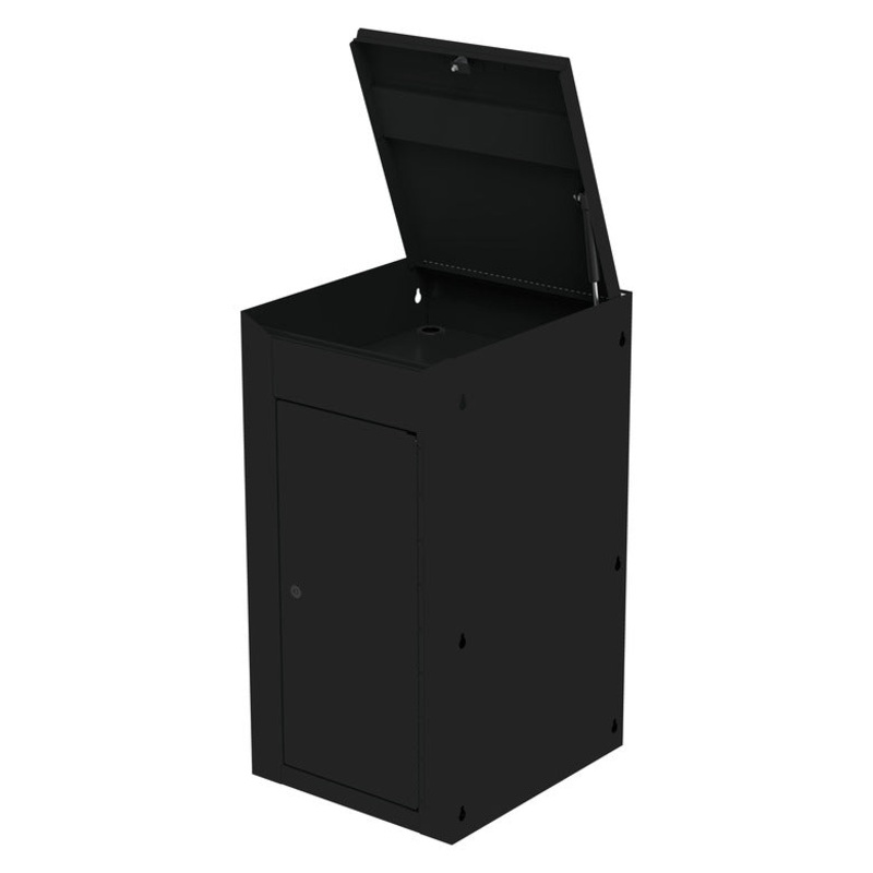 Side Cabinet for UC3720 (MB199) Carts - Flat Black