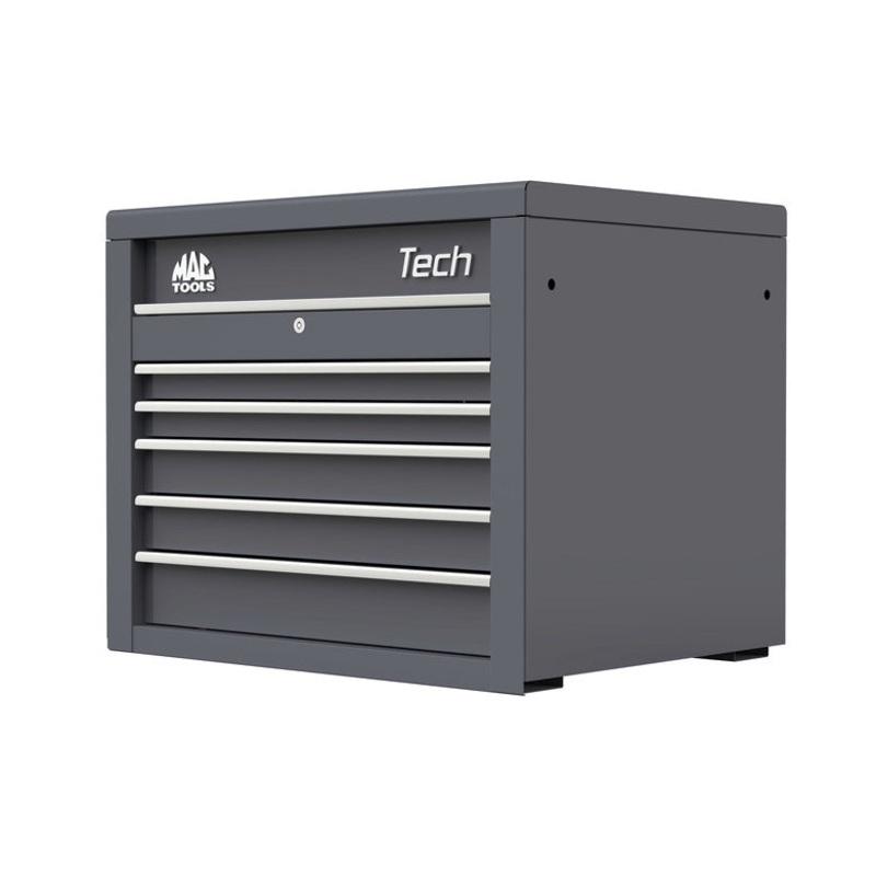Tech Series 5-Drawer Top Chest - Carbon Gray