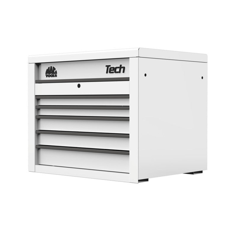 Tech Series 5-Drawer Top Chest - Titanium White