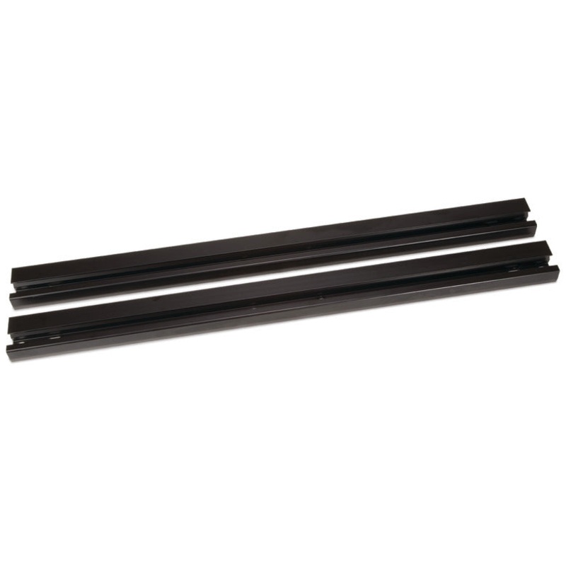 Utility Cart Add-On Rail Kit - Black