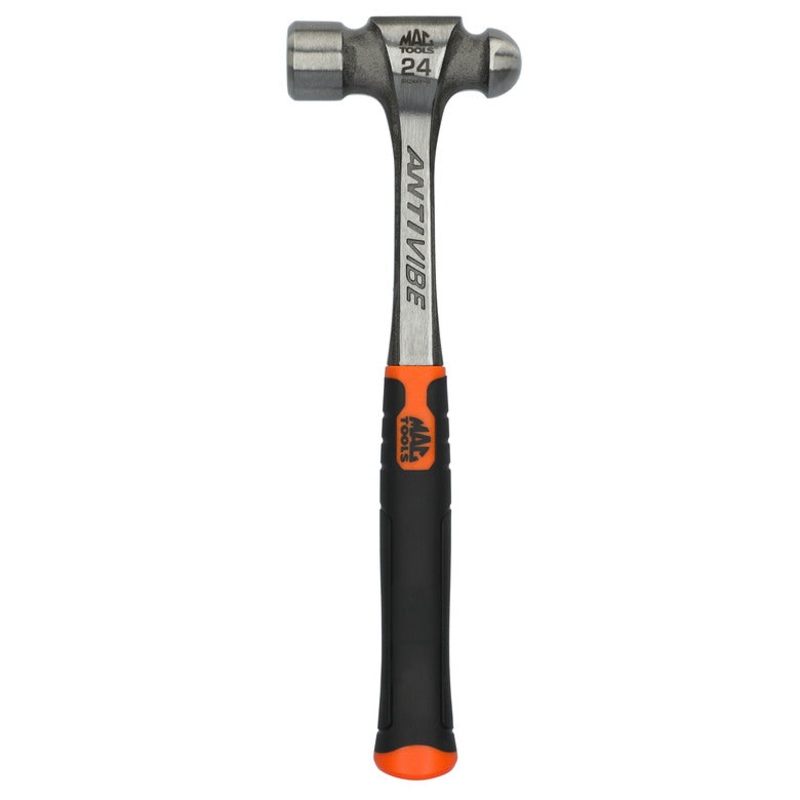 24 oz. Anti-Vibe Ball Peen Hammer - Hi-Vis Orange