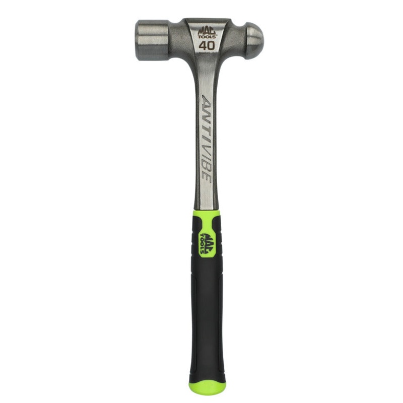 40 oz. Anti-Vibe Ball Peen Hammer - Hi-Vis Green