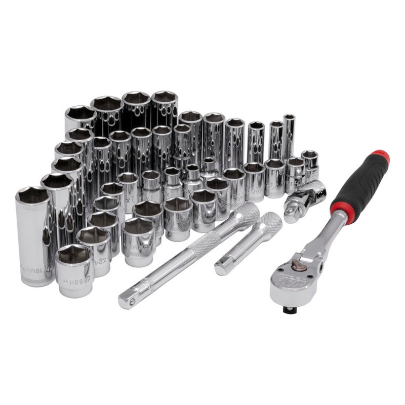 44-PC. Deluxe Socket Set 3/8 Drive