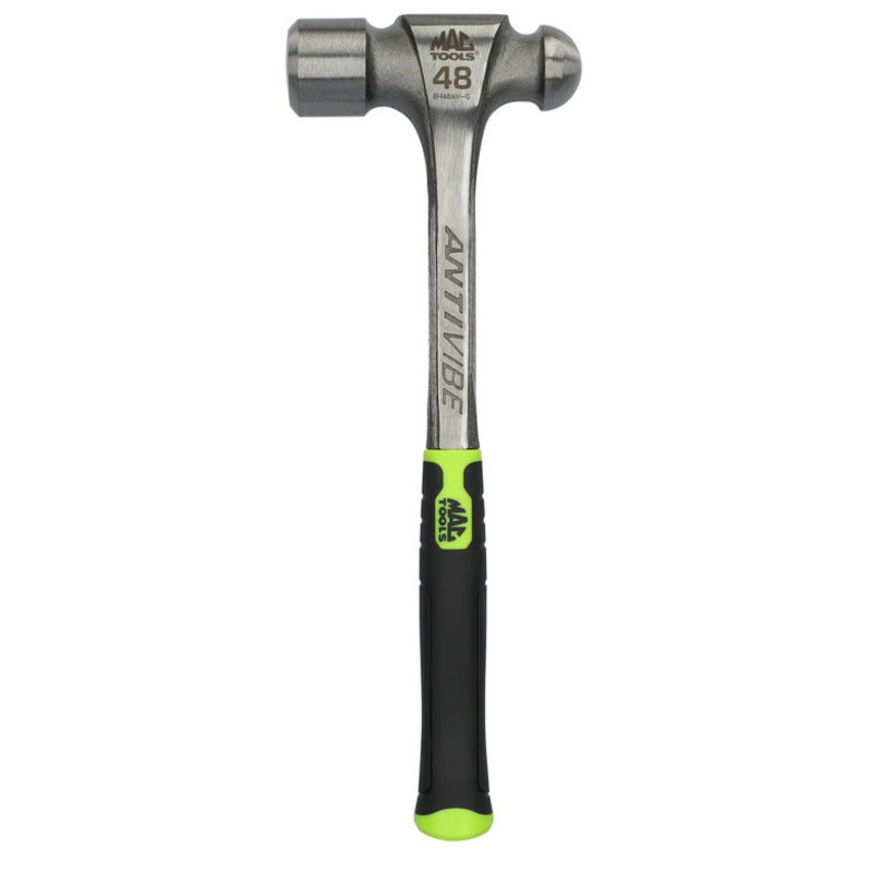 48 oz. Anti-Vibe Ball Peen Hammer - Hi-Vis Green