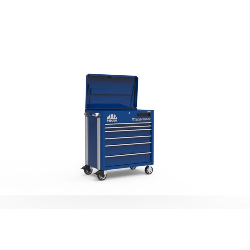 Macsimizer 6-Drawer Utility Cart - Sapphire Blue