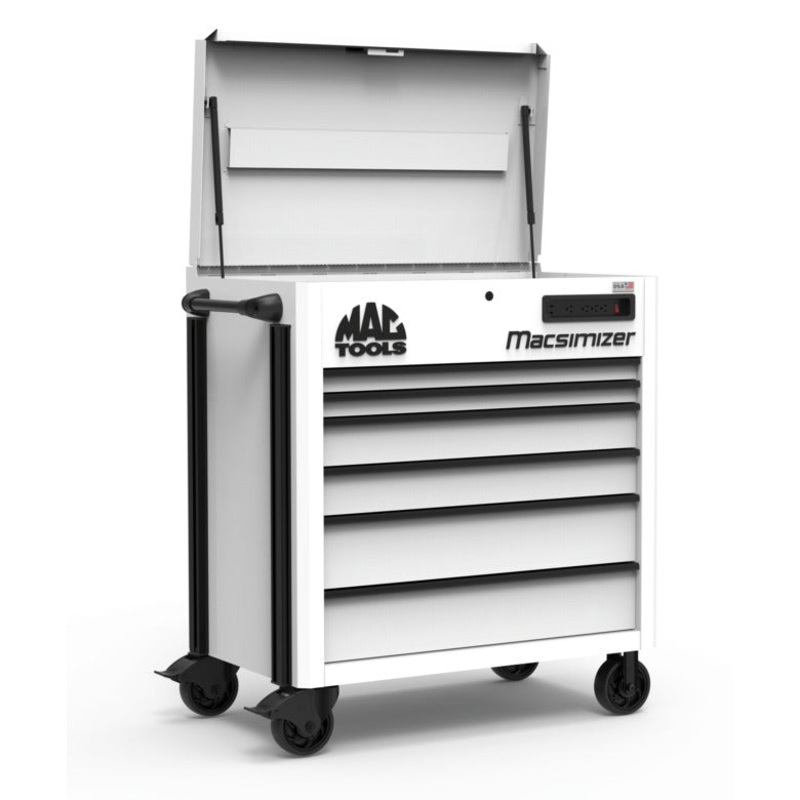 Macsimizer 6-Drawer Utility Cart - Titanium White