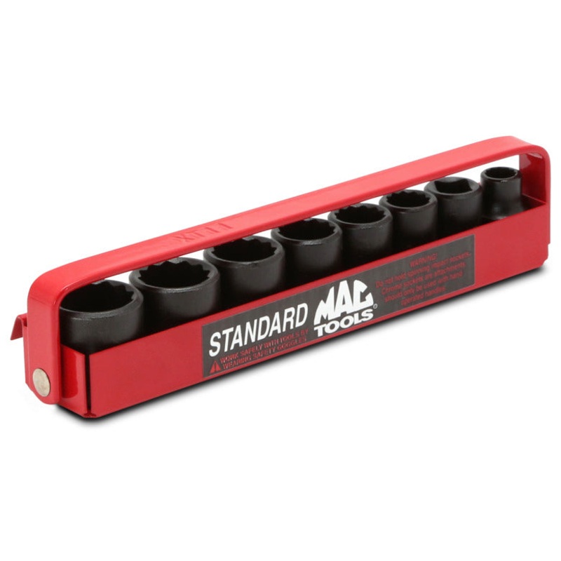 8-PC. 3/8" Drive SAE Impact Socket Set - 12-PT.