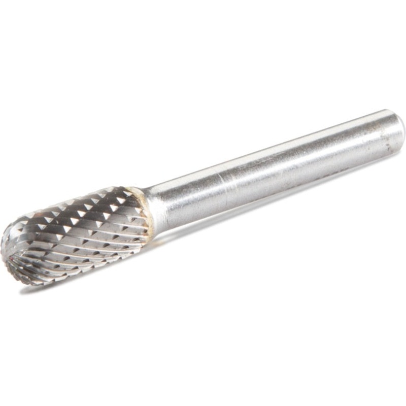 Cylindrical/Radius End Carbide Burr 3/4" x 3/8"