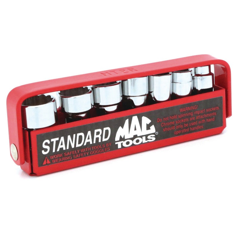7-PC. 1/4" Drive SAE Universal Socket Set - 12-PT.