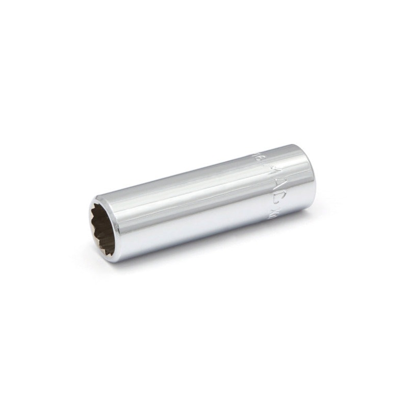 3/8" Drive Deep Socket 7/16" - 12-PT.