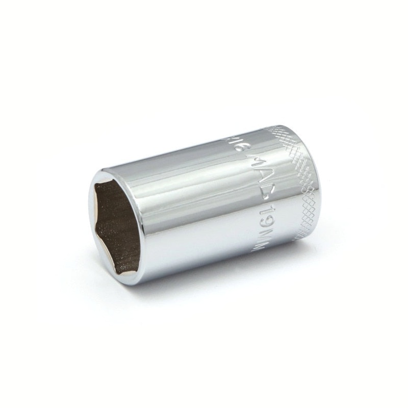 3/8" Drive Intermediate Socket 19mm - 6-PT.