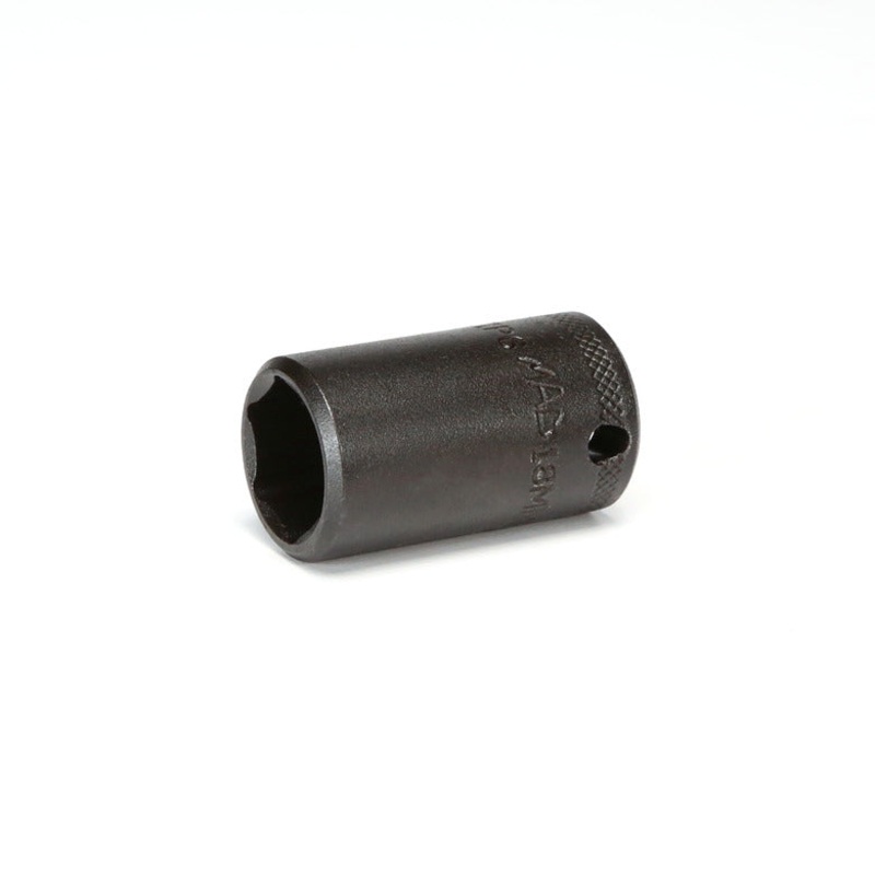 3/8" Drive Metric Intermediate Impact Socket 18mm - 6-PT.