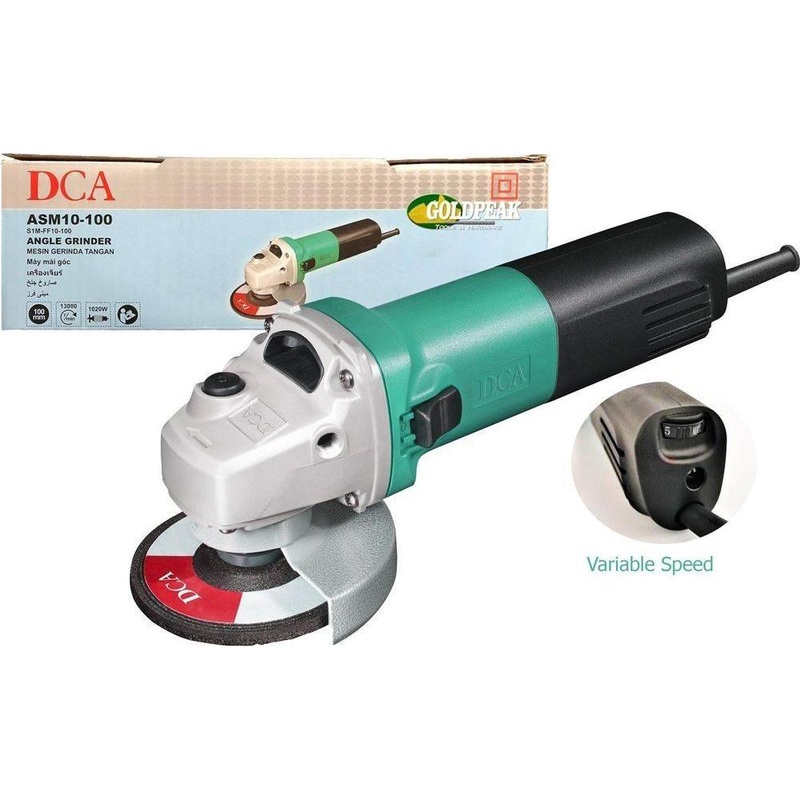 DCA ASM10-100 Angle Grinder 4" (Variable Speed)
