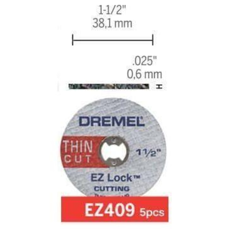 Dremel EZ409 Thin Cut-Off Wheels