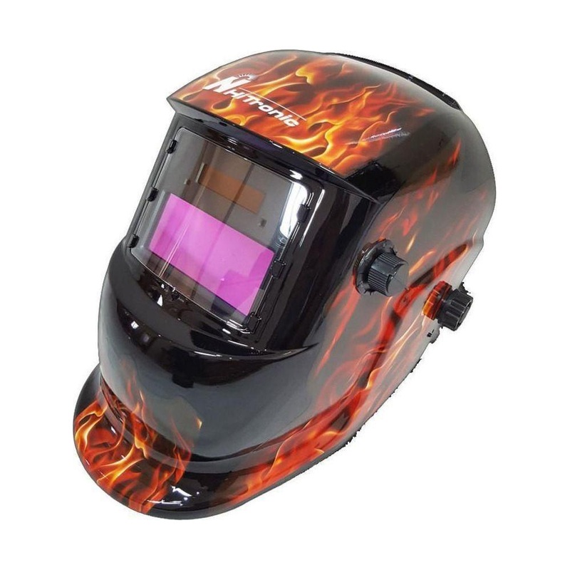 Hitronic Auto Darkening Helmet Flames