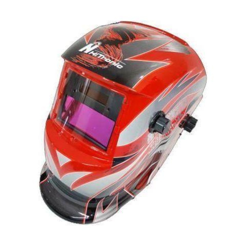 Hitronic Auto Darkening Helmet RED