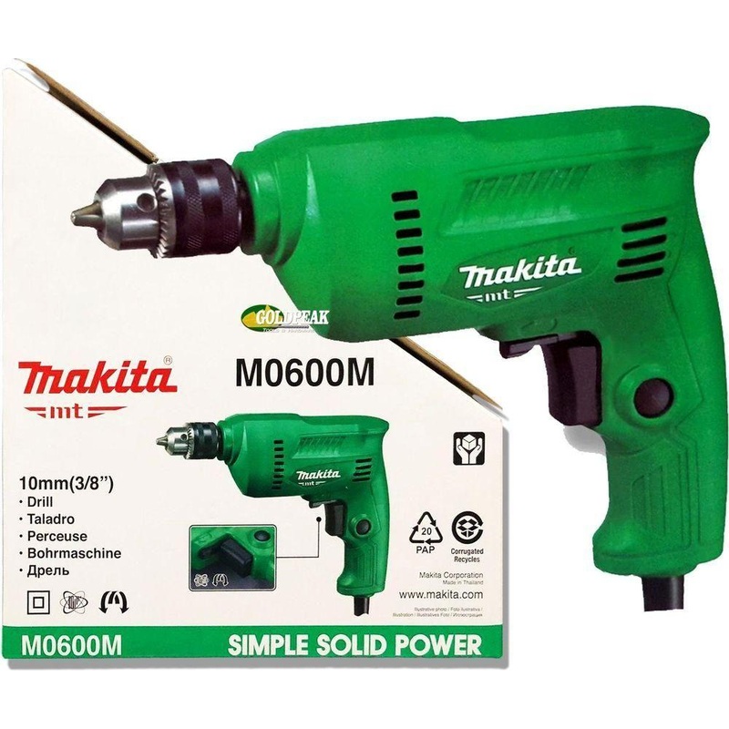 Makita MT M0600M Hand Drill 3/8" 350W